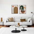Incurve Scandinavian Canvas Wall Art Print