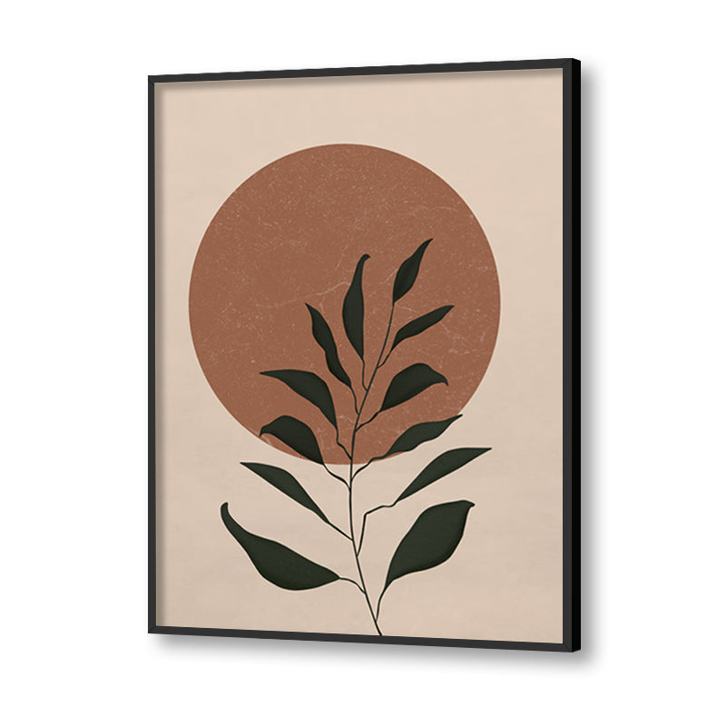 Leafy Affair Scandinavian Canvas Wall Art Print