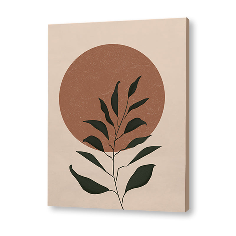 Leafy Affair Scandinavian Canvas Wall Art Print