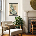 With My Greens 2 Scandinavian Canvas Wall Art Print