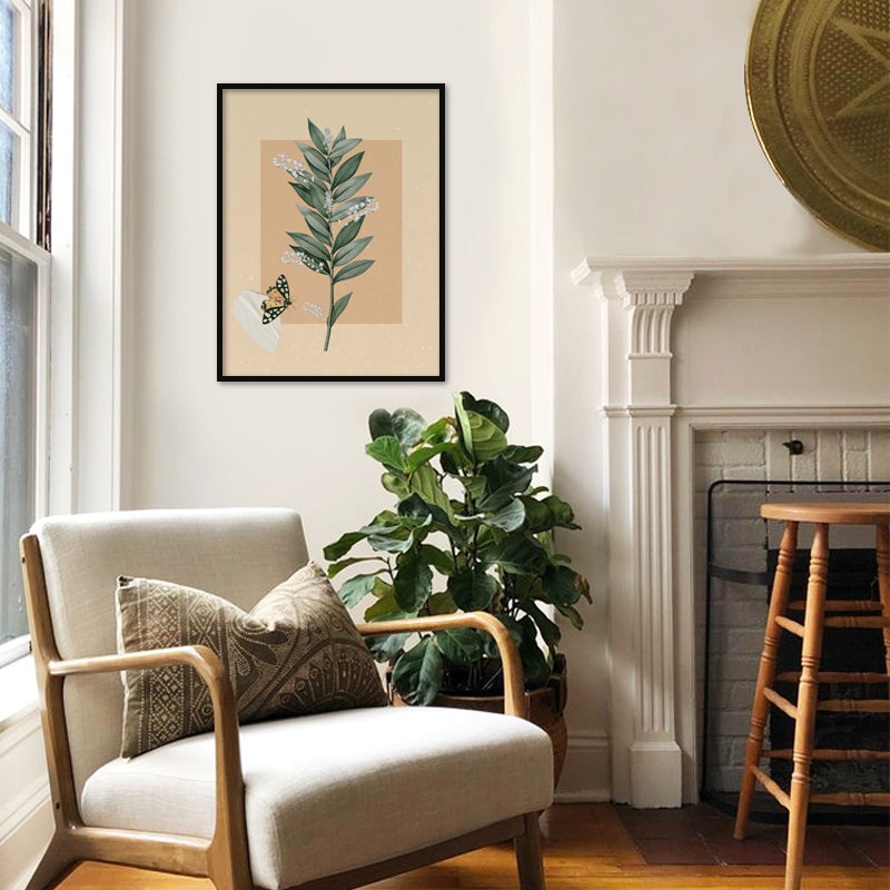 With My Greens 3 Scandinavian Canvas Wall Art Print