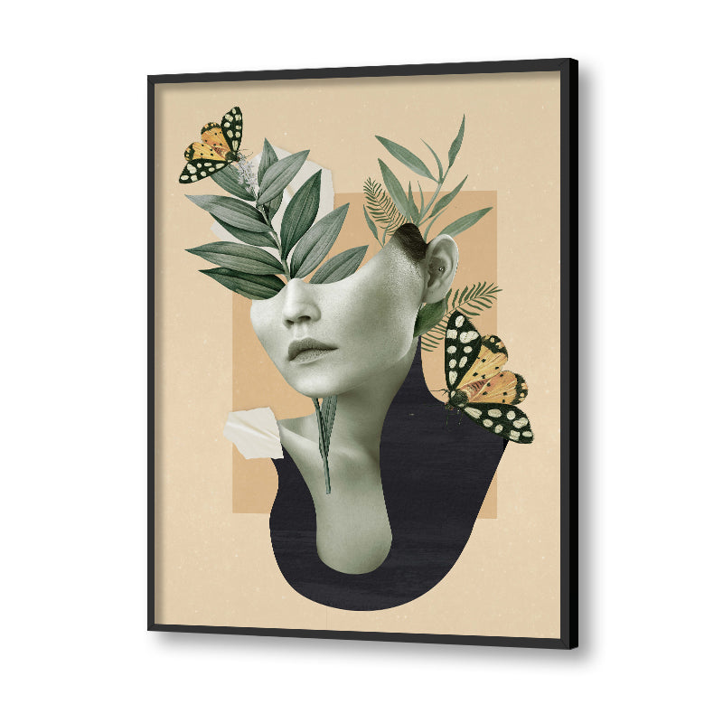 With My Greens 1 Scandinavian Canvas Wall Art Print