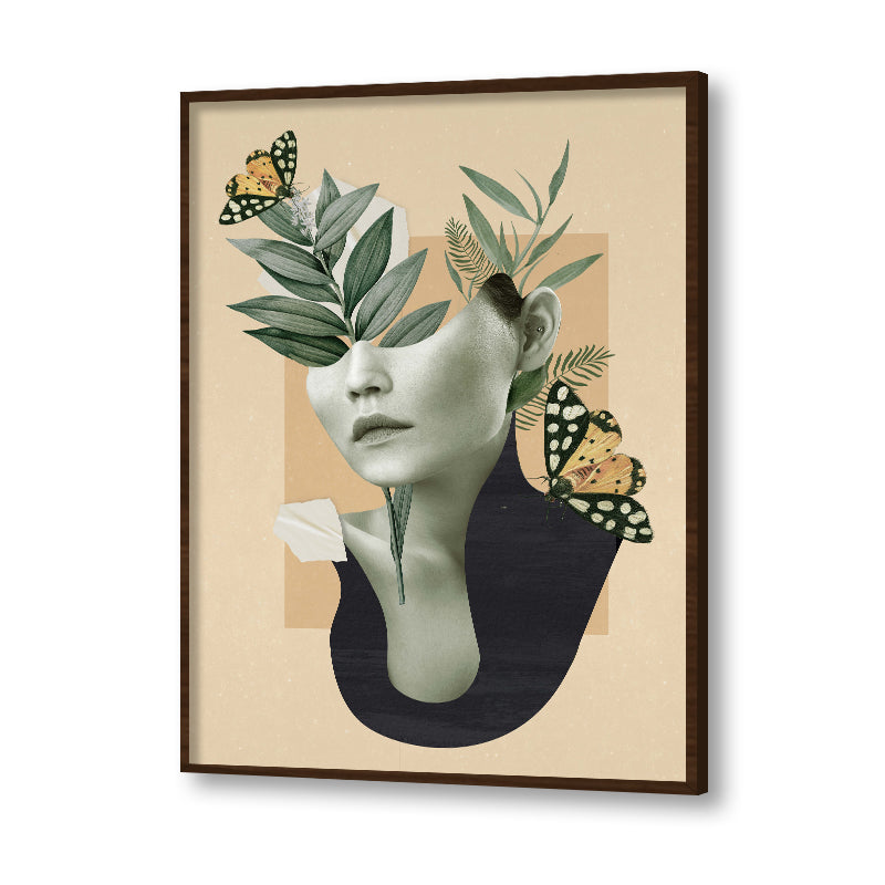 With My Greens 1 Scandinavian Canvas Wall Art Print