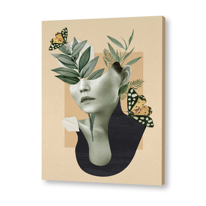 With My Greens 1 Scandinavian Canvas Wall Art Print