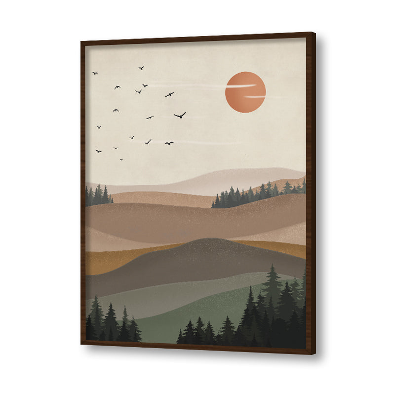 Brown frame