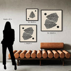Sunrise Abstract Canvas Wall Art Print