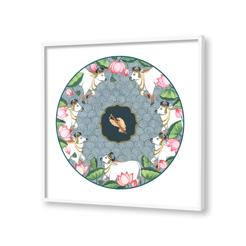 White frame