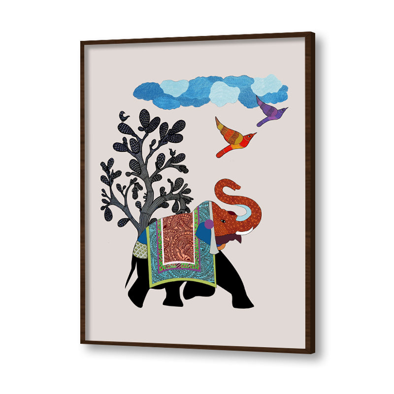 Brown frame