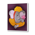 Ganesha No. 2 – Traditional Artwork Canvas Print for Wall