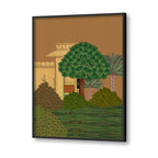 Pichwai Palace No. 1 – Traditional Artwork Canvas Print for Wall