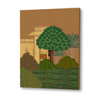 Pichwai Palace No. 1 – Traditional Artwork Canvas Print for Wall