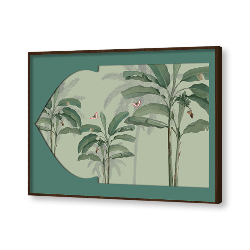 Pichwai Garden 3 Traditional Artwork Canvas Print for Wall