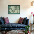 Pichwai Garden 3 Traditional Artwork Canvas Print for Wall