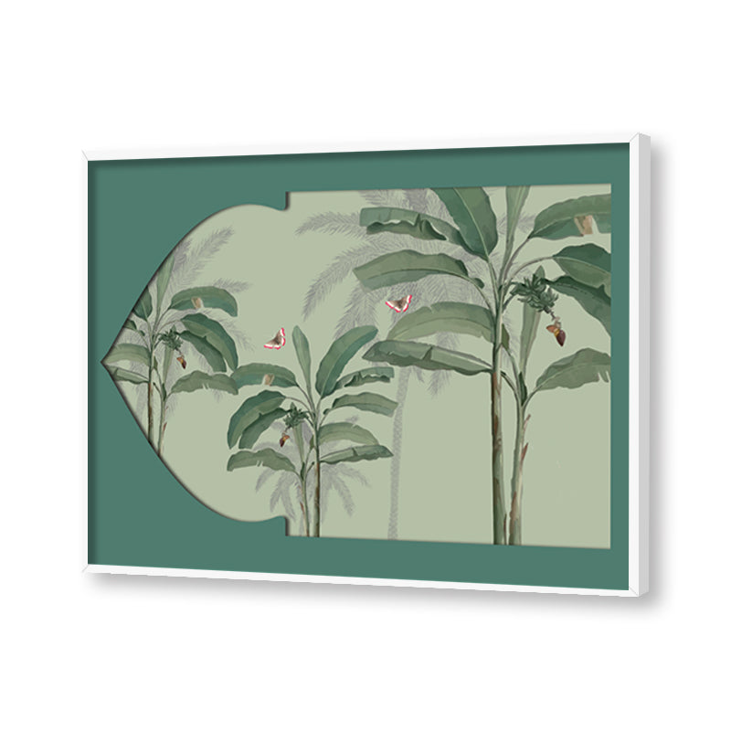 Pichwai Garden 3 Traditional Artwork Canvas Print for Wall