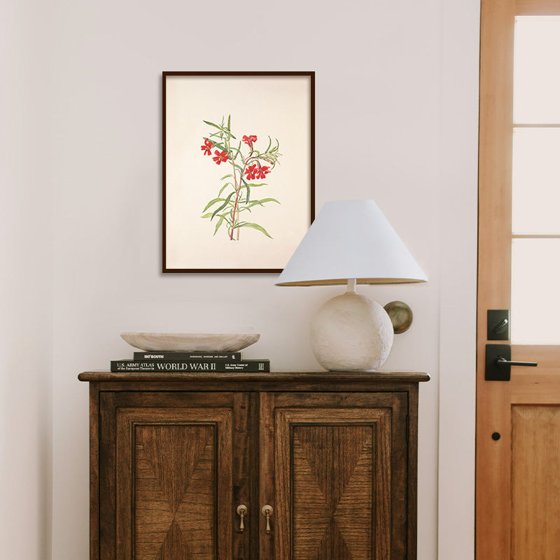 Minimal Botanical 1 Vintage Artwork Canvas Print for Wall
