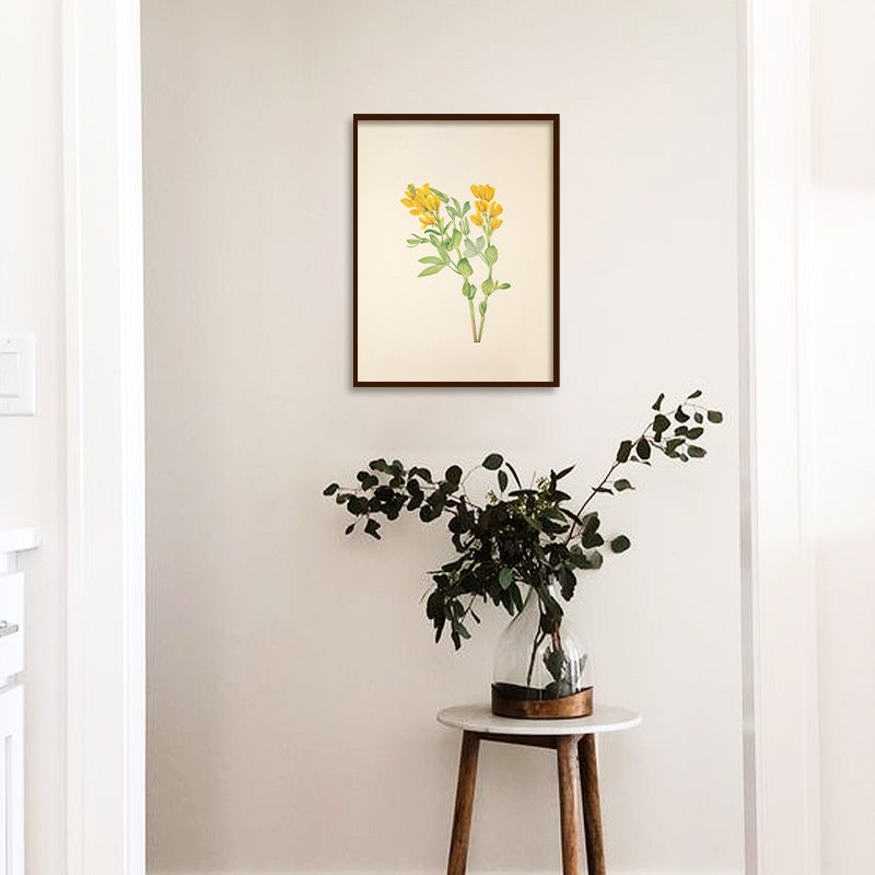 Minimal Botanical 2 Vintage Artwork Canvas Print for Wall