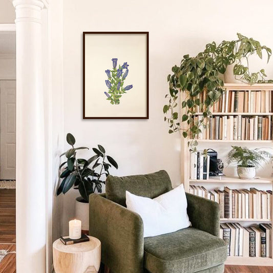 Minimal Botanical 3 Vintage Artwork Canvas Print for Wall