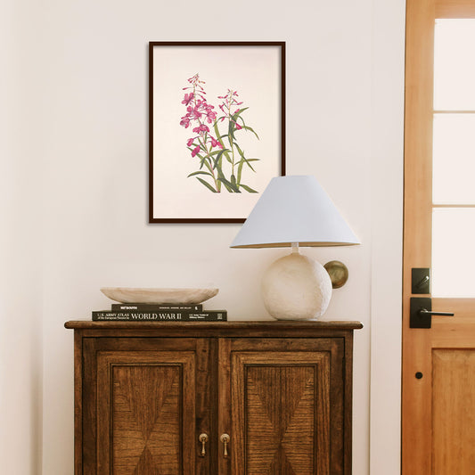 Minimal Botanical 4 Vintage Artwork Canvas Print for Wall