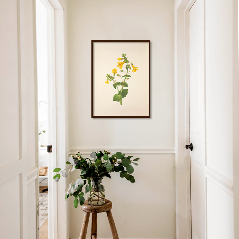 Minimal Botanical 5 Vintage Artwork Canvas Print for Wall
